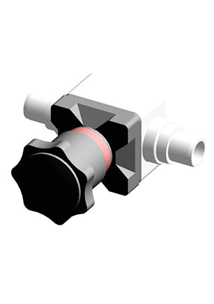 CMDF | Compact diaphragm valve with male ends for socket welding, metric series