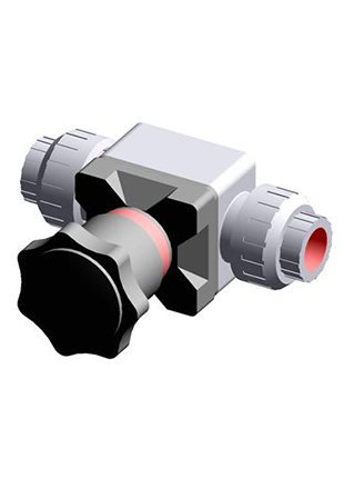 CMUFV | Compact diaphragm valve with BSP threaded female union ends