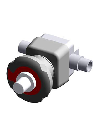 DKLDC | DIALOCK® diaphragm valve with stroke limiter and male ends for solvent welding, metric series