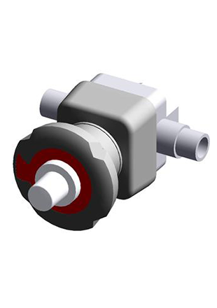 DKLDV | DIALOCK® diaphragm valve with stroke limiter and male ends for solvent welding, metric series