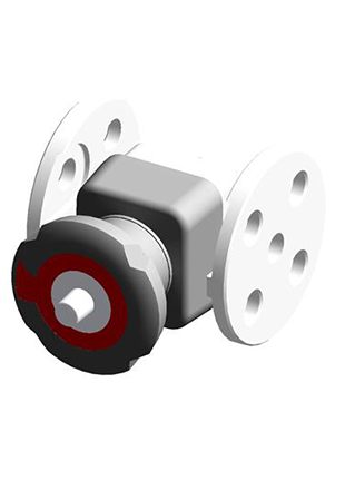 DKOAF | DIALOCK® diaphragm valve with flanged monolithic body, drilled ANSI B16.5 cl. 150 FF