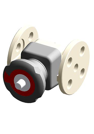 DKOAM | DIALOCK® diaphragm valve with flanged monolithic body, drilled ANSI B16.5 cl. 150 #FF