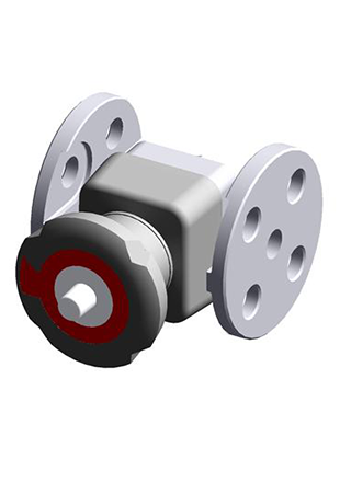 DKOAV | DIALOCK® diaphragm valve with flanged monolithic body, drilled ANSI B16.5 cl. 150 #FF