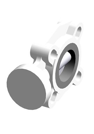 FKOC/FM LUG ISO-DIN | Bare shaft Butterfly valve, version Lug ISO-DIN