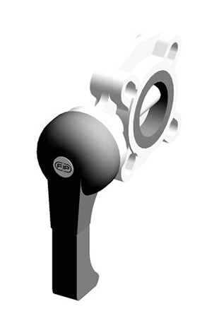 FKOF/LM LUG ISO-DIN | Hand operated Butterfly valve, version Lug ISO-DIN
