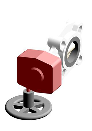 FKOM/RM LUG ANSI | Gearbox operated Butterfly valve, version Lug ANSI