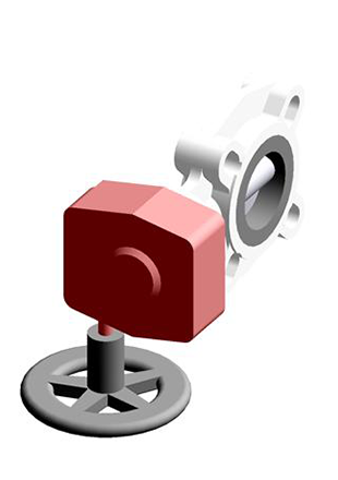 FKOV/RM LUG ISO-DIN | Gearbox operated Butterfly valve, version Lug ISO-DIN