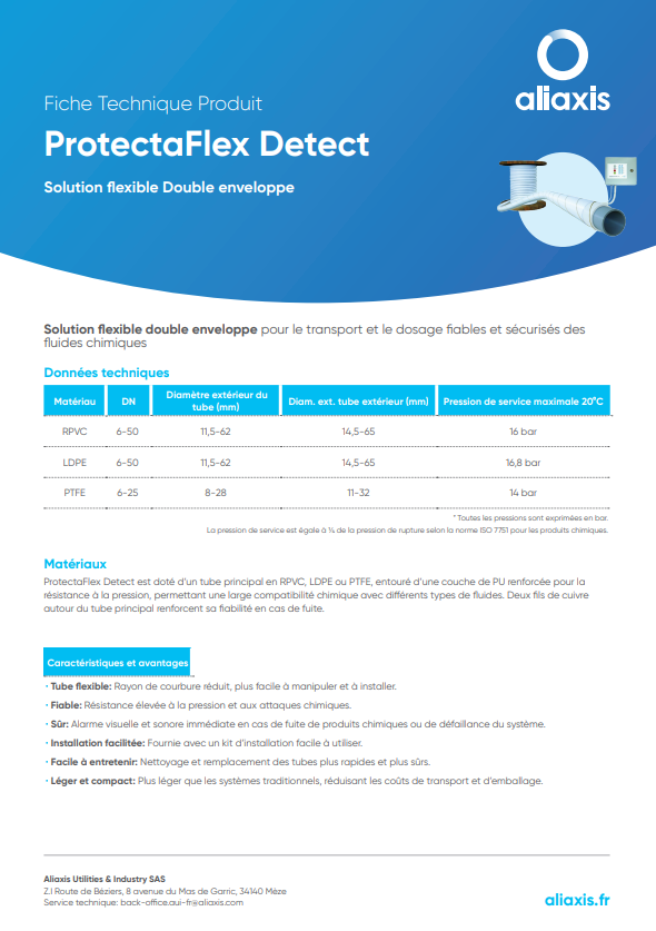 Fiche technique Protectaflex Detect