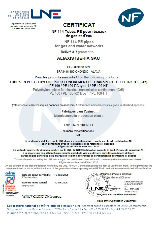 LNE-ALIAXIS-NF114-GR5 LNE-ALIAXIS-NF114-GR5