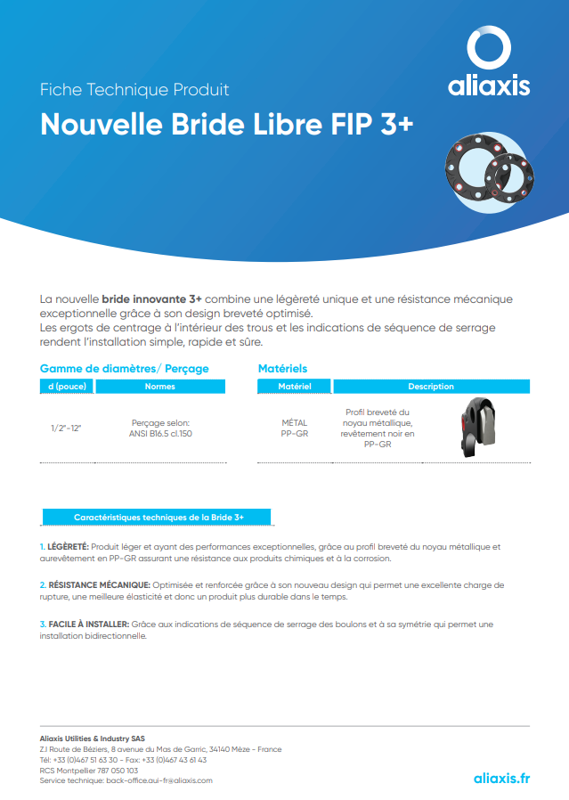 Nouvelle Bride Libre FIP 3+