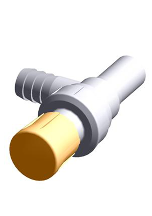 RMRPV | Diaphragm cock valve with BSP threaded male ends and hose connection