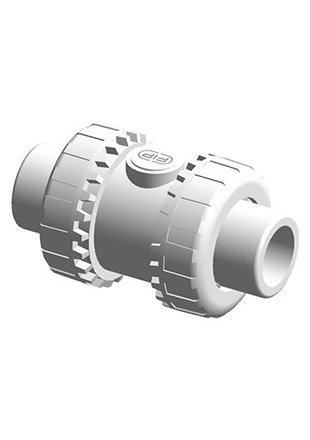 SSEAC | Easyfit spring check valve with female ends for solvent welding, ASTM series