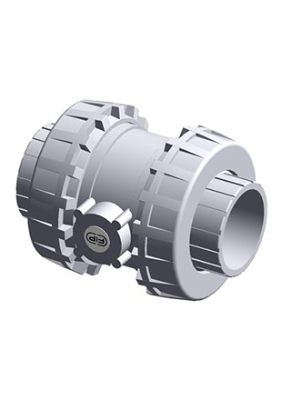 SSEAV | Easyfit spring check valve with female ends for solvent welding, ASTM series
