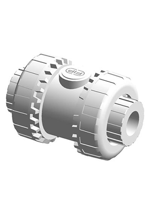 SSEIC | Easyfit spring check valve with female ends for solvent welding, metric series