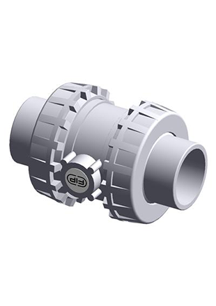 SSEJV | Easyfit spring check valve with female ends for solvent welding, JIS series