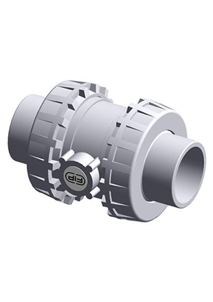 SXEJV | Easyfit ball check valve with female ends for solvent welding, JIS series