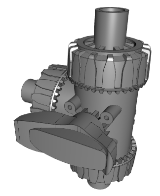 TKDDM | DUAL BLOCK® 3-way ball valve with male ends for socket welding, metric series. T-port ball