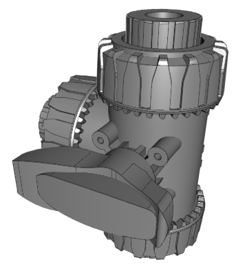 TKDNV DUAL BLOCK® 3-way ball valve with female ends, NPT thread TKDNV - T-port ball