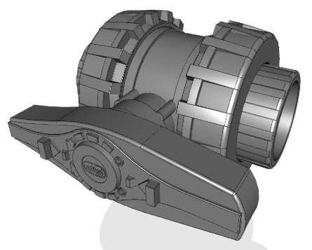 VEEIV | Easyfit 2-way ball valve with female ends for solvent welding, metric series