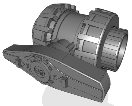 VEELV | Easyfit 2-way ball valve with female ends, BS series