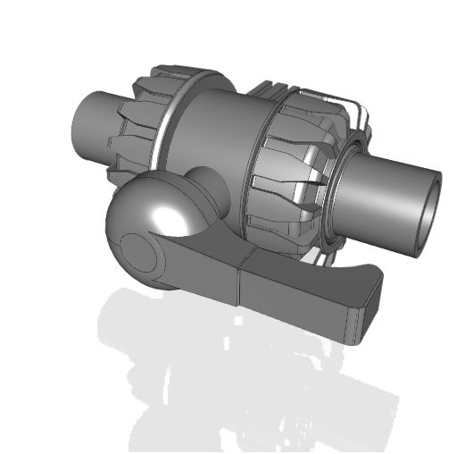 VKDBEM | DUAL BLOCK® 2-way ball valve with PE100 SDR 11 male end connectors for butt welding or electrofusion (CVDE)