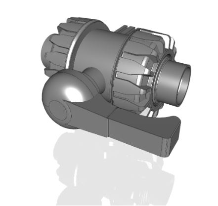 VKDBF | DUAL BLOCK® 2-way ball valve with long spigot male ends in PVDF for butt welding/ IR (CVDF)