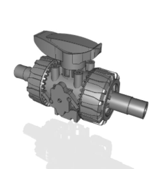 VKDDF | DUAL BLOCK® 2-way ball valve with male ends for socket welding, metric series