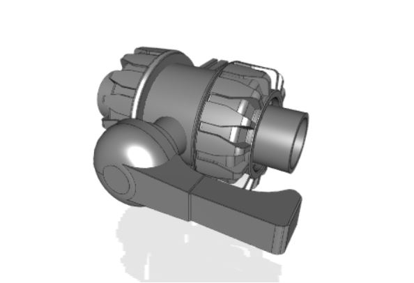 VKDDF | DUAL BLOCK® 2-way ball valve with male ends for socket welding, metric series