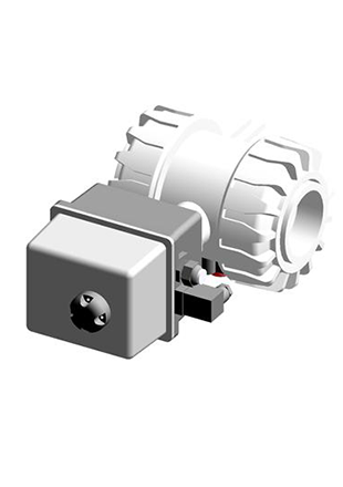 VKDIF/CE 90-240 V AC | Electrically actuated DUAL BLOCK® ball valve with metric plain socket ends for socket welding and electric actuator multivolt 90-240 V AC 50-60 Hz