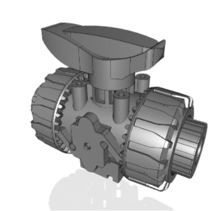 VKDNV | DUAL BLOCK® 2-way ball valve with female ends, NPT thread