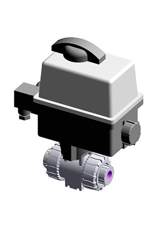 VKDNV/CE 90-240 V AC | Electrically actuated DUAL BLOCK® ball valve with NPT threaded ends and electric actuator multivolt 90-240 V AC 50-60 Hz