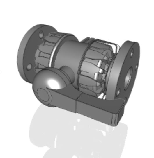 VKDOAC | DUAL BLOCK® 2-way ball valve with fixed flanges, drilled ANSI B16.5 cl.150 #FF. Face to face according to EN 558-1