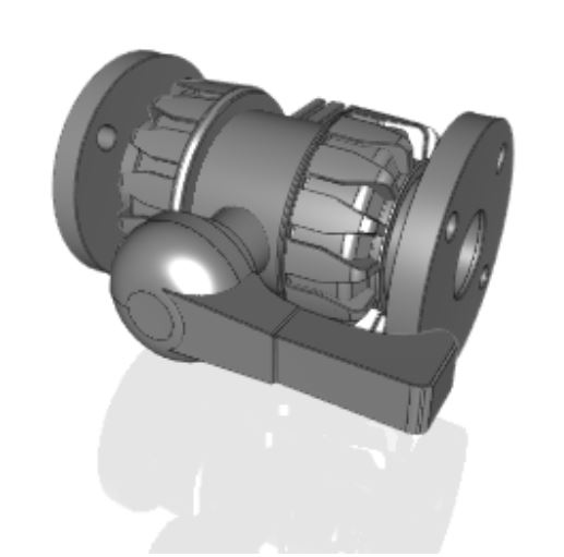 VKDOC | DUAL BLOCK® 2-way ball valve with fixed flanges, drilled EN/ISO/DIN PN10/16. Face to face according to EN 558-1