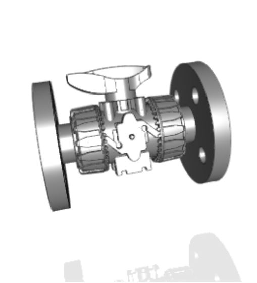 VKDOF | DUAL BLOCK® 2-way ball valve with fixed flanges, drilled EN/ISO/DIN PN10/16. Face to face according to EN 558-1