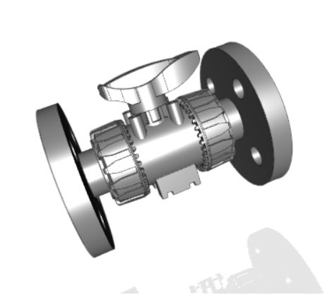 VKDOV | DUAL BLOCK® 2-way ball valve with EN/ISO/DIN PN 10/16 fixed flanges, Face to face according to EN 558-1