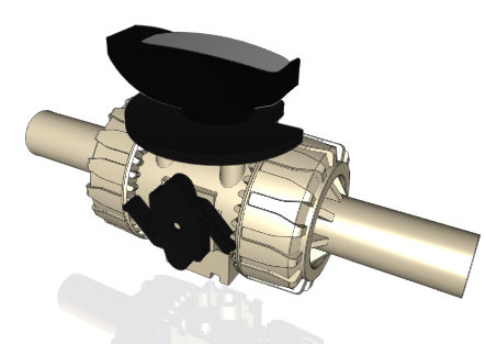 VKRBM | DUAL BLOCK® regulating ball valve with long spigot male ends in PP-H for butt welding or electrofusion (CVDM)