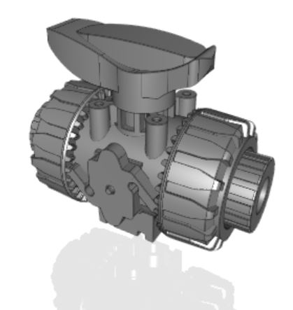 VKRNV | DUAL BLOCK® regulating ball valve with female ends, NPT thread