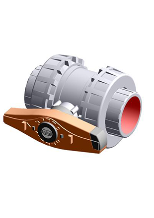 VXEFC | Easyfit 2-way ball valve with BSP threaded female ends