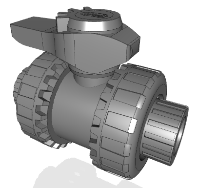 VXEFV | Easyfit 2-way ball valve with BSP threaded female ends