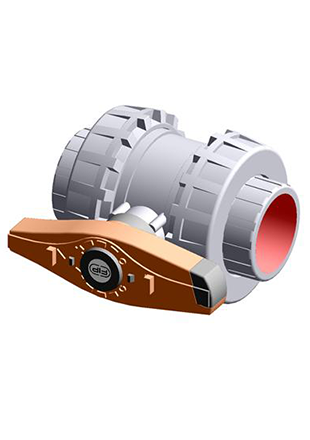 VXEFV | Easyfit 2-way ball valve with BSP threaded female ends