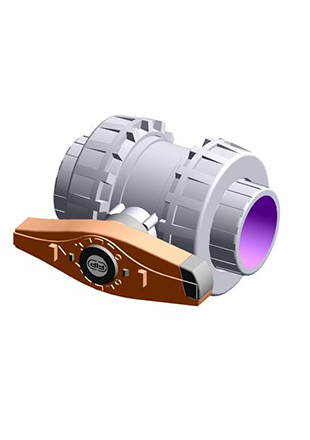 VXENC | Easyfit 2-way ball valve with female ends, NPT thread