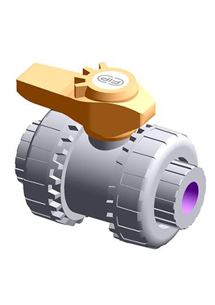 VXENC | Easyfit 2-way ball valve with female ends, NPT thread