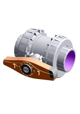 VXENV | Easyfit 2-way ball valve with female ends, NPT thread